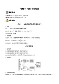 新高考物理一轮复习重难点练习专题13 动能 动能定理（2份打包，原卷版+解析版）