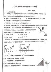 黑龙江省哈尔滨市双城区兆麟中学2024-2025学年高三上学期8月末模拟考试物理试卷