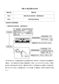 新高考物理一轮复习分层提升练习专题39 验证动量守恒定律（2份打包，原卷版+解析版）