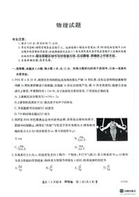 安徽省县中联盟2024-2025学年高三上学期9月开学联考物理试题