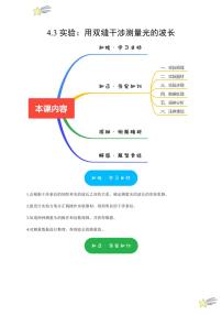 高中物理人教版 (2019)选择性必修 第一册4 实验：用双缝干涉测量光的波长课时作业