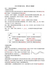 2025高考物理一轮复习讲义：第九讲 机械波