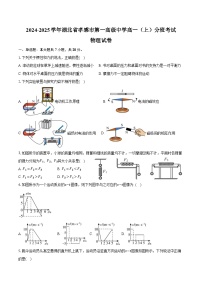 2024-2025学年湖北省孝感市第一高级中学高一（上）分班考试物理试卷（含答案）