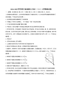 2024-2025学年四川省成都七中高三（上）入学物理试卷（含解析）