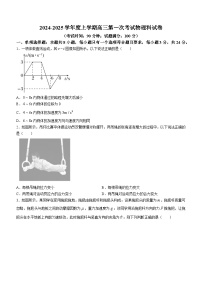 海南省海口市农垦中学2024-2025学年高三上学期第一次月考物理试题