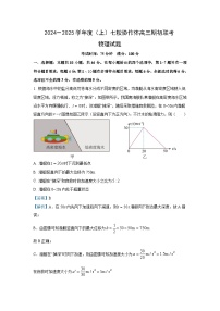 【物理】辽宁省七校协作体2024-2025学年高三上学期开学试题（解析版）