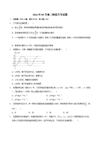 湖南省岳阳市汨罗市第一中学2024-2025学年高二上学期9月月考物理试题