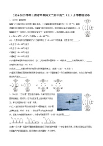 2024-2025学年上海市华东师大二附中高二（上）开学物理试卷（含解析）