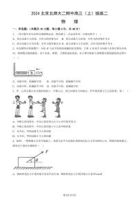 [物理]2024北京北师大二附中高三(上)统练二月考(无答案)