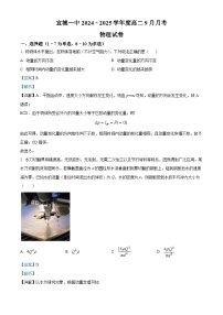 湖北省宜城市第一中学2024-2025学年高二上学期9月月考物理试题（Word版附解析）