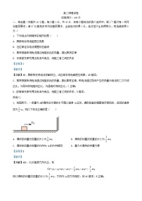 湖北省2023_2024学年高二物理上学期期中联考试题含解析