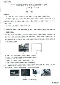 河南省部分名校2024-2025学年高三上学期10月月考物理试卷