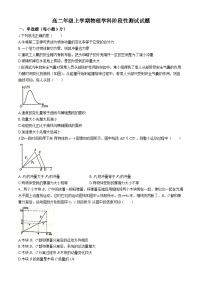 山东省五莲县第一中学2024-2025学年高二上学期10月月考物理试题(无答案)