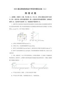 [物理][三模]2023届安徽省合肥皖智高级中学高拟训练(二)试题(有答案)