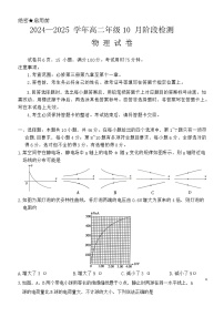 江西省赣州市2024-2025学年高二上学期10月检测物理试卷