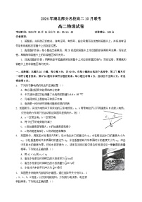 湖北省荆州市部分名校2024-2025学年高二上学期10月月考物理试题