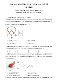 广东省广州市铁一中学2024-2025学年高三上10月月考物理试卷