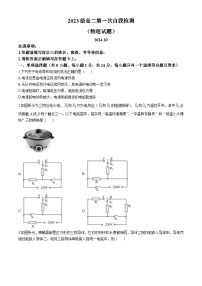 山东省临沂市临沂第四中学2024-2025学年高二上学期10月月考物理试题