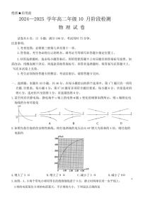 [物理]江西省赣州市2024～2025学年高二上学期10月检测试卷(有解析)