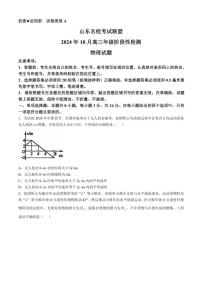 [物理]山东名校考试联盟2024～2025学年高三上学期10月阶段性检测试题(有答案)