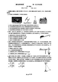 [物理]湖南省长沙市雅礼中学教育集团2024～2025学年高二上学期第一次月考试试卷(有答案)