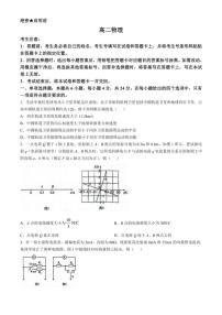 [物理]湖南省多校2024～2025学年高二上学期10月月考试题(有答案)