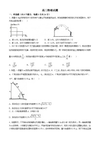 山东省菏泽市鄄城县第一中学2024-2025学年高三上学期10月月考物理试题