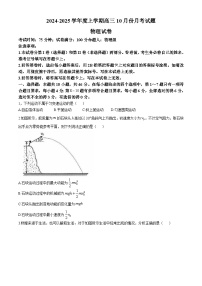 辽宁省沈阳市重点学校2024-2025学年高三上学期10月月考物理试卷