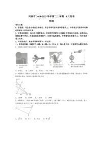 [物理]河南省2024～2025学年高二上学期10月月考试题(有答案)