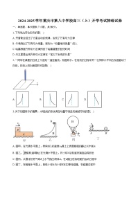 2024-2025学年重庆市第八中学校高三（上）开学考试物理试卷（含解析）