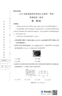 河南省青桐鸣大联考2024-2025学年高二上学期10月份月考物理试题（含答案）