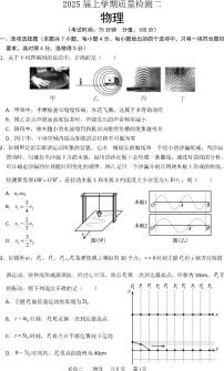 河北省部分学校2024-2025学年高三上学期第二次质检物理试题（PDF版附解析）