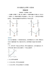 [物理]四川省眉山市东坡区校际联考2024-2025学年高三上学期9月月考试题(解析版)