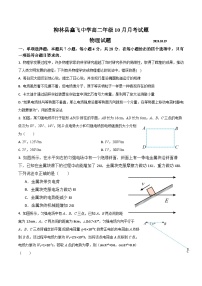 山西省吕梁市柳林县鑫飞中学2024-2025学年高二上学期10月月考物理试题