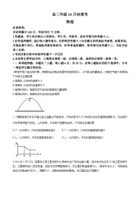 河北省邢台市邢襄联盟2024-2025学年高三上学期10月期中物理试题