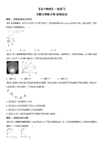 【高中物理】一轮复习：专题分类练习卷- 曲线运动