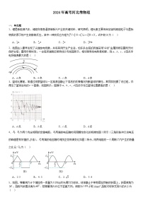 河北2024年高考物理模拟试卷附答案