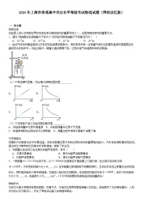 上海2024年高考物理模拟试卷附答案