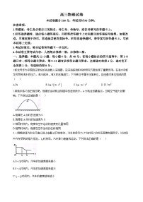 新疆维吾尔自治区塔城地区塔城市塔城地区第一高级中学2024-2025学年高三上学期10月期中物理试题