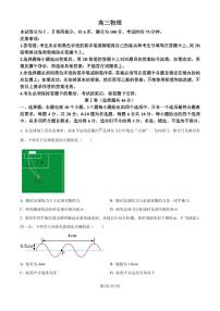 广东省深圳市东莞佛山部分学校2024-2025学年高三上学期10月大联考物理试题（原卷版+解析版）