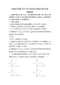 辽宁省大连市滨城高中联盟2024-2025学年高三上学期期中考试物理试卷（解析版）