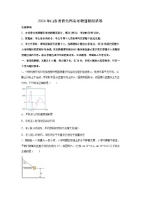 山东省青岛市2024届高三下学期模拟物理试卷(解析版)