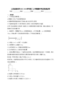 山东省德州市2023-2024学年高二上学期期中考试物理试卷(含答案)