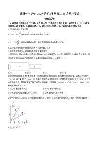 江西省南昌市南昌县莲塘第一中学2024-2025学年高二上学期期中考试物理试题