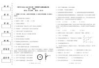 新疆喀什地区喀什市2024-2025学年高一上学期期中考试物理试卷