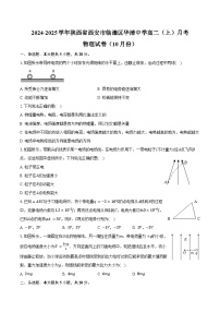 2024-2025学年陕西省西安市临潼区华清中学高二（上）月考物理试卷（10月份）（含解析）