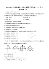 2024-2025学年陕西省西安市西安南高级开中学高二（上）月考物理试卷（10月）（含答案）