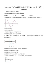 2024-2025学年河北省邯郸市三龙育华中学高二（上）第一次月考物理试卷（含答案）