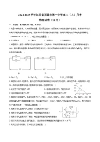 2024-2025学年江苏省无锡市第一中学高二（上）月考物理试卷（10月）（含答案）