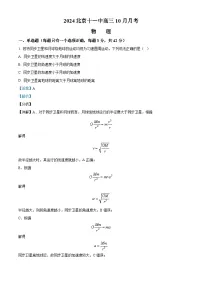 北京市第十一中学2024-2025学年高三上学期10月月考物理试题（Word版附解析）